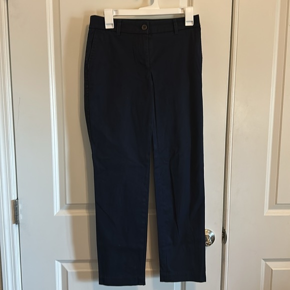 Talbots 2P Navy Straight-Leg Pants - Picture 3 of 6